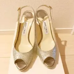 JIMMY CHOO バックバンド ハイヒール