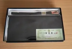 ✿【新品未使用品】伝承　深泥黒(五倍子黒)　喪服用　帯揚げ　帯締めセット