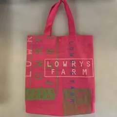 LOWRYS FARM ショッパー　ショップバッグ　ピンク