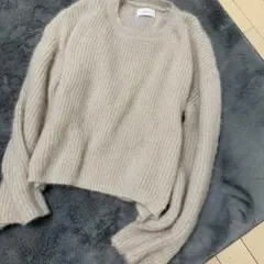 SELECT MOCA ベージュ ニットセーター
