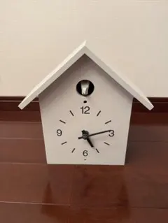 無印良品 鳩時計 ホワイト（新品未使用） 鳩時計 大 | 無印良品