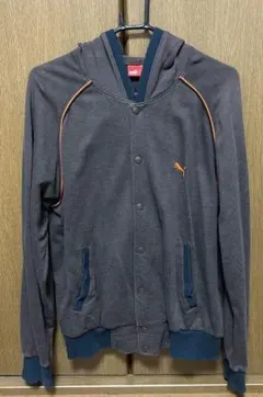 Puma フード付きブラウンパーカー