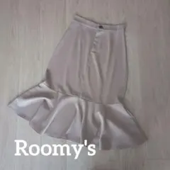 Roomy's ベージュ フレアマーメイドスカートのサムネイル