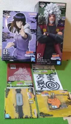 【オマケ付】一番くじ　ナルト　疾風伝　自来也＆日向ヒナタ　フィギュア
