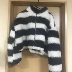 ゆったり　ボアブルゾン