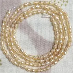 ハンドメイド素材☆錆染めパール4㍉玉3メートル 740 - メルカリ