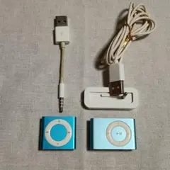 ​iPod shuffle 第2世代 第4世代 2台セット 純正ケーブル ドックのサムネイル