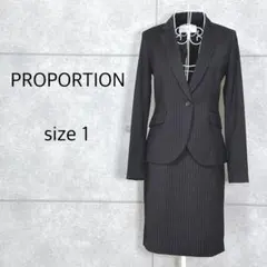 美品 PROPORTION レディース ビジネス スカートスーツ