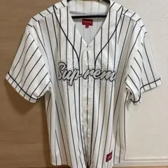 supreme ベースボールシャツ ラインストーン - メルカリ