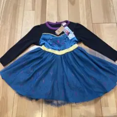 新品 Disney アナ雪 なりきり ドレス ワンピース コスチューム リトシー