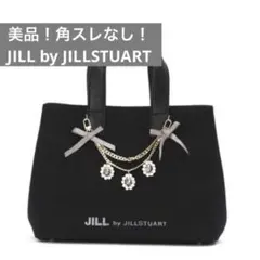 JILL by JILLSTUART ブラック ジュエルリボントートバッグ A4