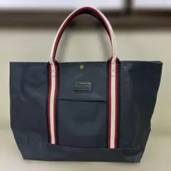 レア TULLY'S COFFEE ネイビー トートバッグ