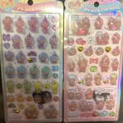 うるちゅる　モンチッチ ポップシール 2セット　レインボー　いちご　正規品