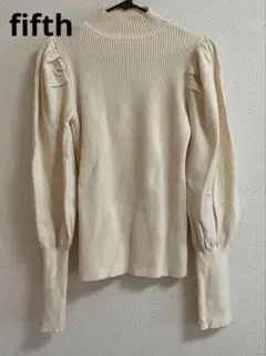 fifth ボリュームスリーブニット