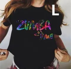 ZUMBAの ロゴダンス衣装　ヨガ　ウェアTシャツ ランニングウェア