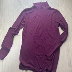 あーちゃん様専用DVDレディースバーガンディ タートル長袖ベージュの２枚組