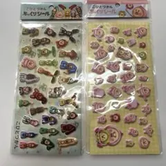 こびとづかん　ぷっくりシール こびとずかん 集合 カクレモモジリ スモモノウチ