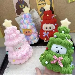 クリスマスツリー グリーン衣装 ふわもこ 着せ替え服　ぬい活 labubu推し