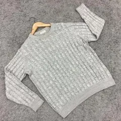 ✨ビューティーアンドユース✨ケーブル編みセーター♡グレー♡ゆったり(M)