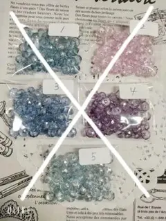 ❤50個150円手染め&スプレー塗装ボタンカットビーズ❤