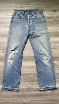 ハチマル w31 80s Levi's501赤タブ ボタン裏 555バレンシア
