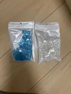 くまさん　クリアパーツ　ブルー