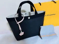 【新品同様】エルベシャプリエ　黒　ノワール　704gp バッグ　704 トート