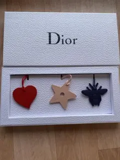 新品未使用　Dior ノベルティ レザー製チャームセット