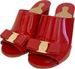 フェラガモ ヴァラリボン ミュール 23cm