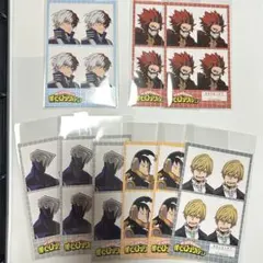 僕のヒーローアカデミア 証明写真風ステッカー 9枚 バラ売り⭕️