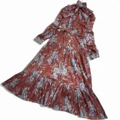 【ミミ様専用】グレースコンチネンタル 花 レトロブーケワンピース 2023AW