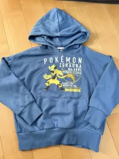 ポケモン ゼラオラ パーカー 110cm 青