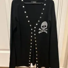 GLAD NEWS スカル刺繍 ブラックカーディガン スタッズ付きのサムネイル