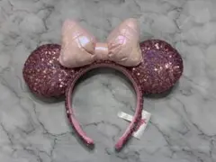 ディズニー　ディズニーリゾート　ミニー　パルパルーザ　カチューシャ　ピンク