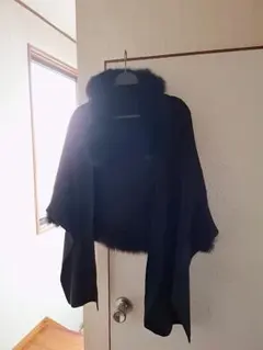 ストール　フォックスファー付き
