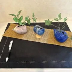 茂野俊也さん　一輪挿し 花器3点セット