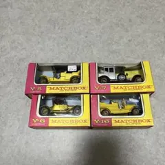 マッチボックス モデルズ・オブ・イエスタイヤー クラシックカー 4台セット