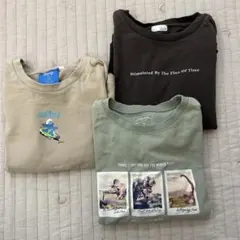 キッズ　長袖Tシャツ　3点　120,130