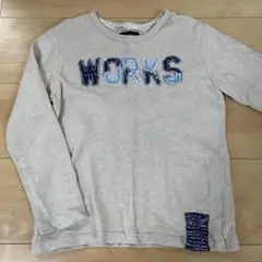 定価3,900円　セブンブリッジ　長袖Tシャツ　120㎝　ベージュ