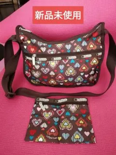 LeSportsac ハート柄 ショルダーバッグ
