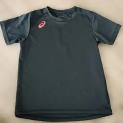 アシックス　Tシャツ　黒　バレーボール　150