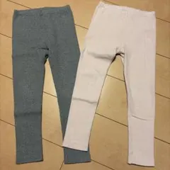 ユニクロ UNIQLO リブレギンス 2点セット 110cm