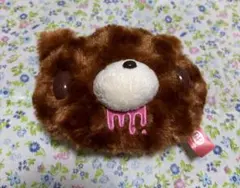 グルーミー 顔グル〜ミ〜 パスケース ぬいぐるみ テディグリズリー 264 チャックスGP 顔（がん）グル～ミ～パスケース（テディ