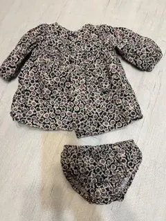 ZARAbabyフラワー刺繍ワンピース&ショーツ