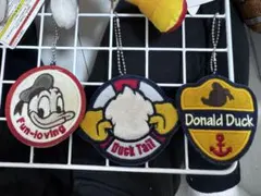 【最安値】東京ディズニーリゾート　ドナルドダック　ワッペンバッジ３個セット