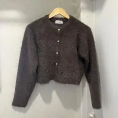 【新品・未使用】シャギーショートカーディガン