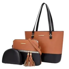バッグレディース トートバッグ ショルダーバッグ ハンドバッグ 3点セット