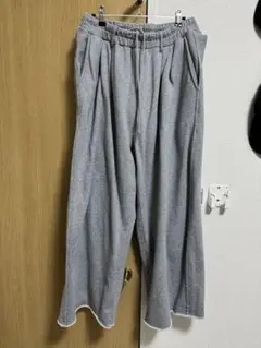 【SINSS】 2タックスウェットパンツ グレー M