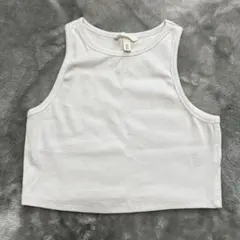 H&M ホワイト ノースリーブ S