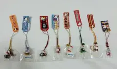 ハローキティ 根付けストラップ　名古屋　伊勢志摩　戦慄迷宮　大阪　三重　浦島太郎